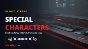 Blood Strike special characters copy and paste tool