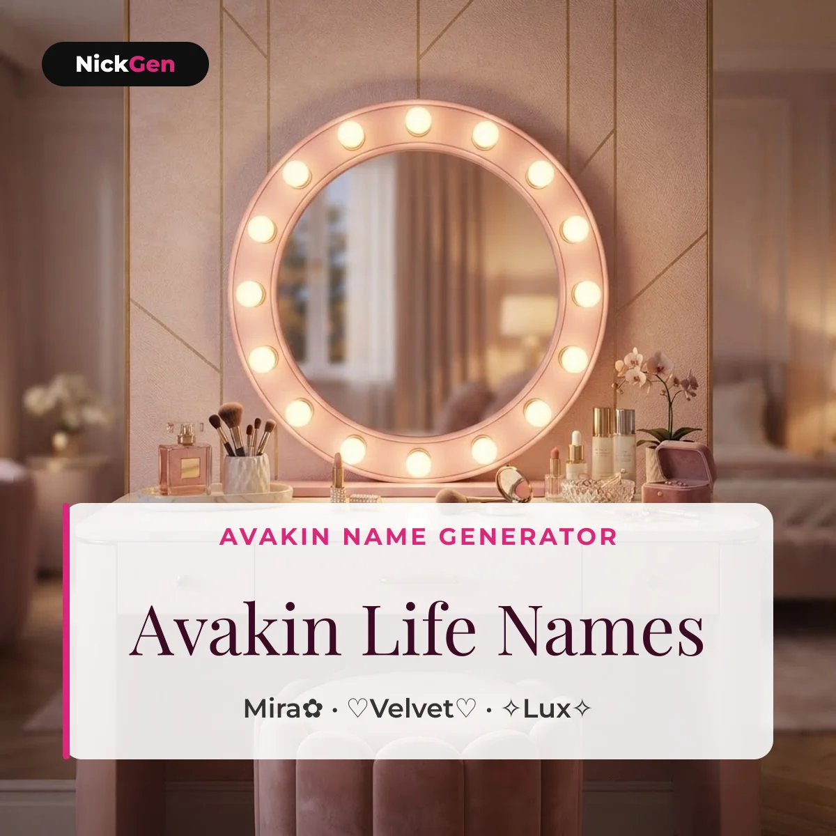 Avakin Life names: cute and cool name ideas like Mira✿, ♡Velvet♡ and ✧Lux✧