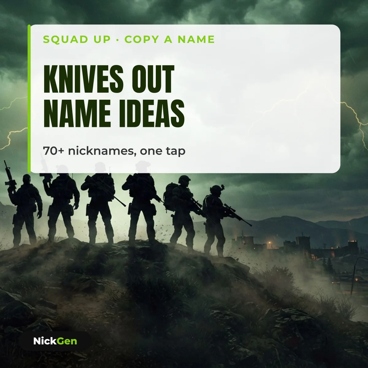 Knives Out name ideas: 70+ nicknames to copy